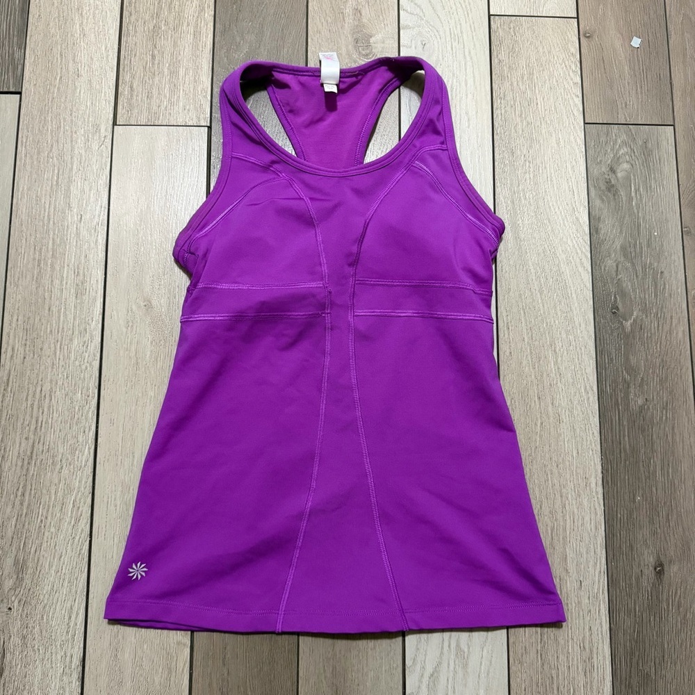 Athleta Vibrant Purple Racerback Tank Top